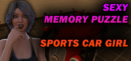 Sexy Memory Puzzle Sports Car Girl cover art