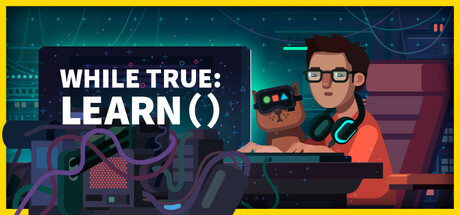 while True: learn cover art