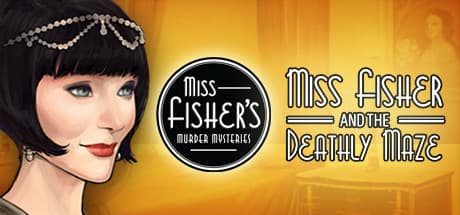 Miss Fisher and the Deathly Maze cover art