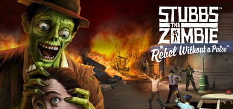 Stubbs the Zombie in Rebel Without a Pulse cover art